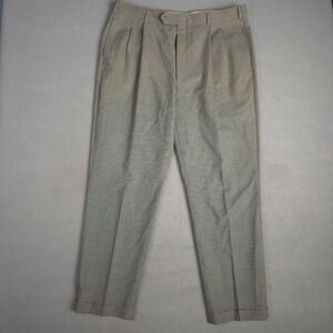 Tommy Hilfiger Tailored Trousers Pleated Dress Pants Classic Fit 38x32